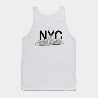 Manhattan, New York City Tank Top